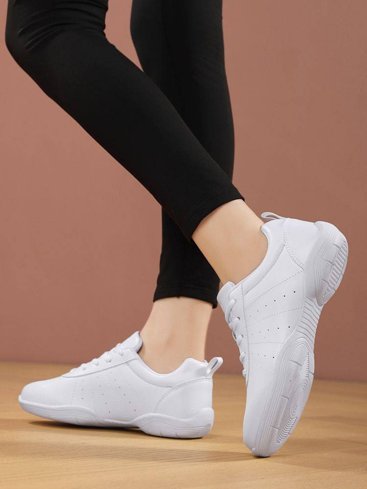 White Astronomical Health Shoes La La Fuck Shoes Bodybuilding Shoes La La Team Dance Shoes Competition Training Shoes Special Shoes
