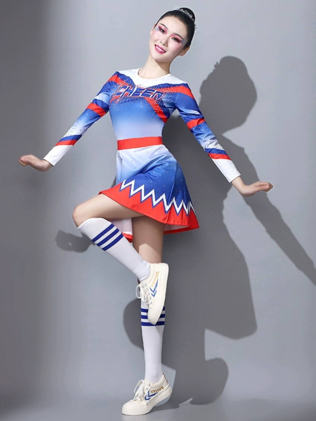 New children's fitness exercise performance clothing performance service health beauty fucking competition service primary and secondary school children la la la fucking uniform