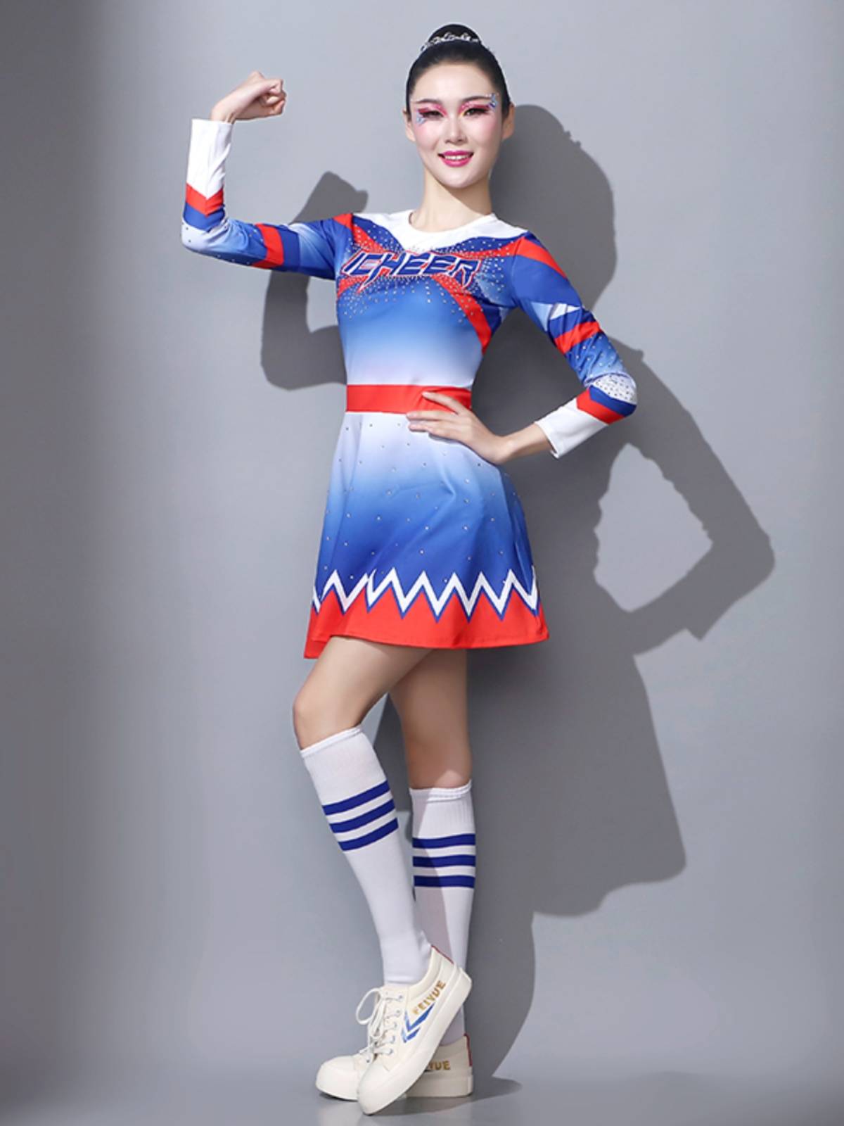 New children's fitness exercise performance clothing performance service health beauty fucking competition service primary and secondary school children la la la fucking uniform
