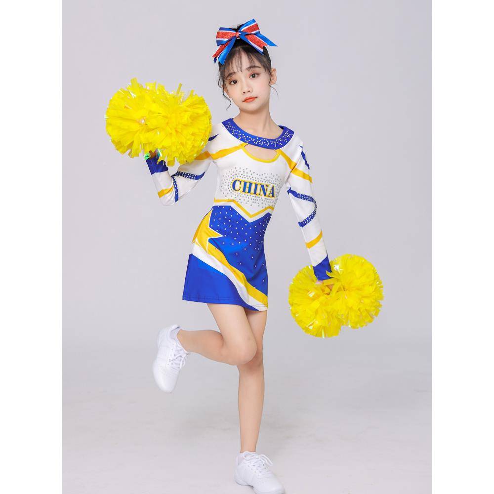 2024 new children's cheerleader performance service middle school student chairman sleeve cheerleading cheerleading than sports and gymmail group