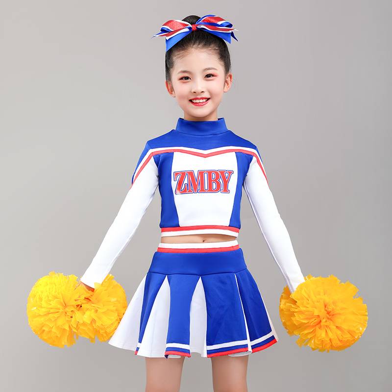 Children La La Raid performance service long -sleeved girl Lala team uniform primary and secondary school sports party group gymnastics clothing