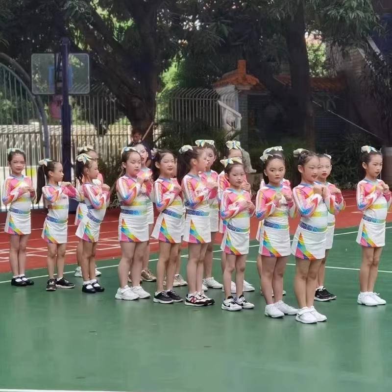 Children La La Fuck Performance Services Long Sleeve New Girl Lala Team Performance Server Bodybuilding Competition Drilling