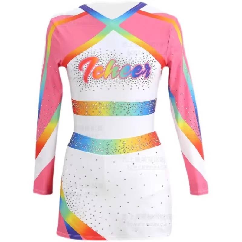 Children La La Fuck Performance Services Long Sleeve New Girl Lala Team Performance Server Bodybuilding Competition Drilling