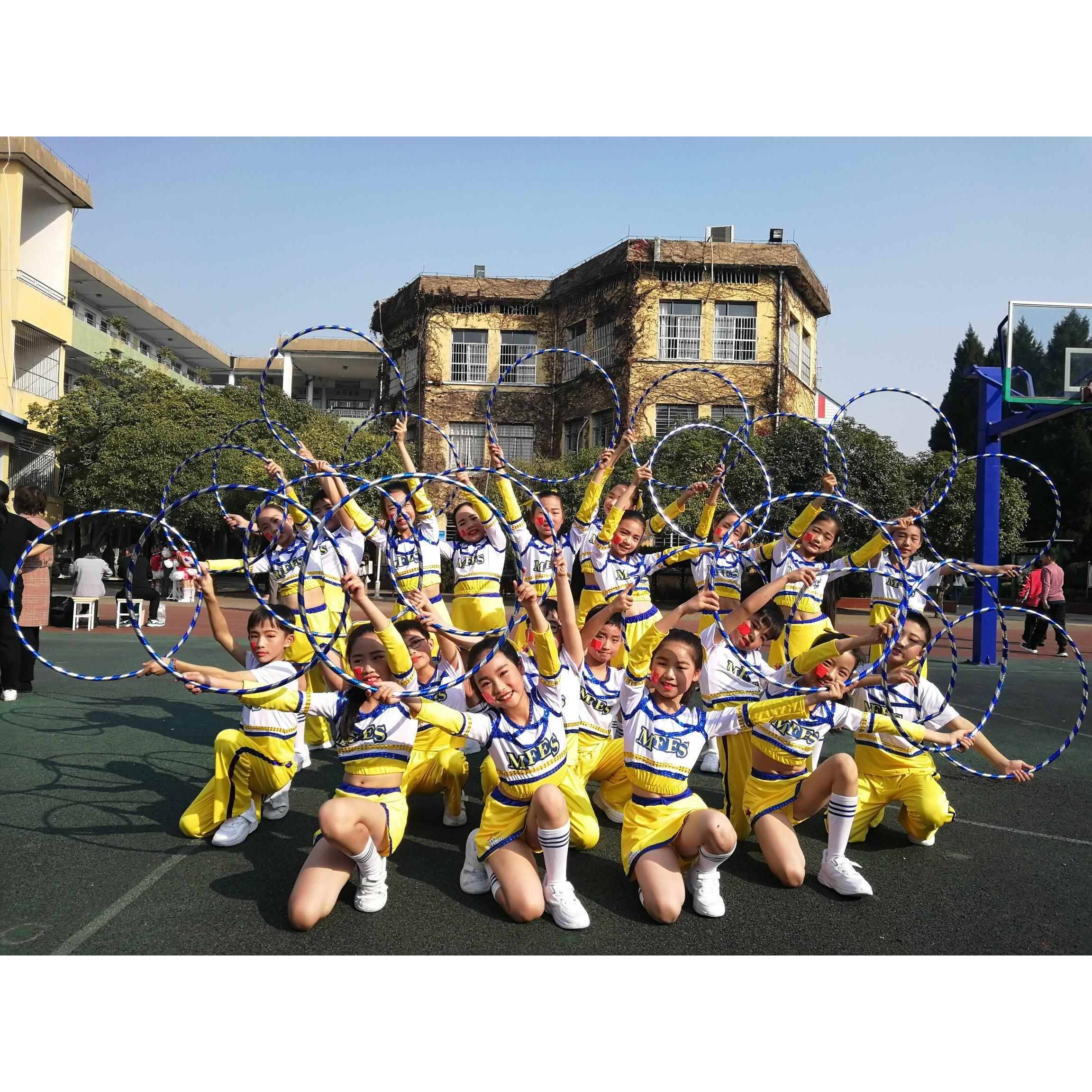 Tangke cheerleading team clothing girls and children performing clothes cheerleading dance competition uniforms fitness watches