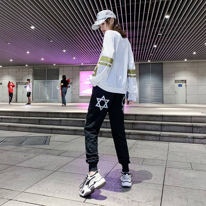 Adult hip -hop hip -hop jazz dance performance service Korean female group cheerleading performance suit