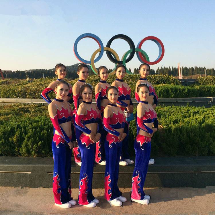 Customized aerobics cheerleading performance clothing cheerleader clothing girls and girls competition competitive fitness dance clothing