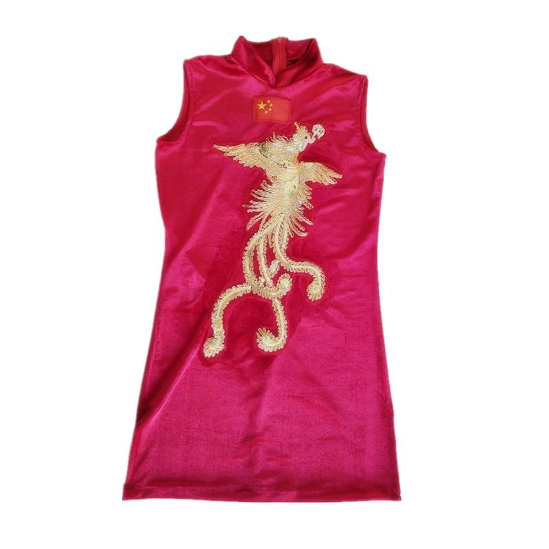New Garbarie La La Raoming Dance Group Games Student Competition Short -sleeved La Team Skirt Female and Men
