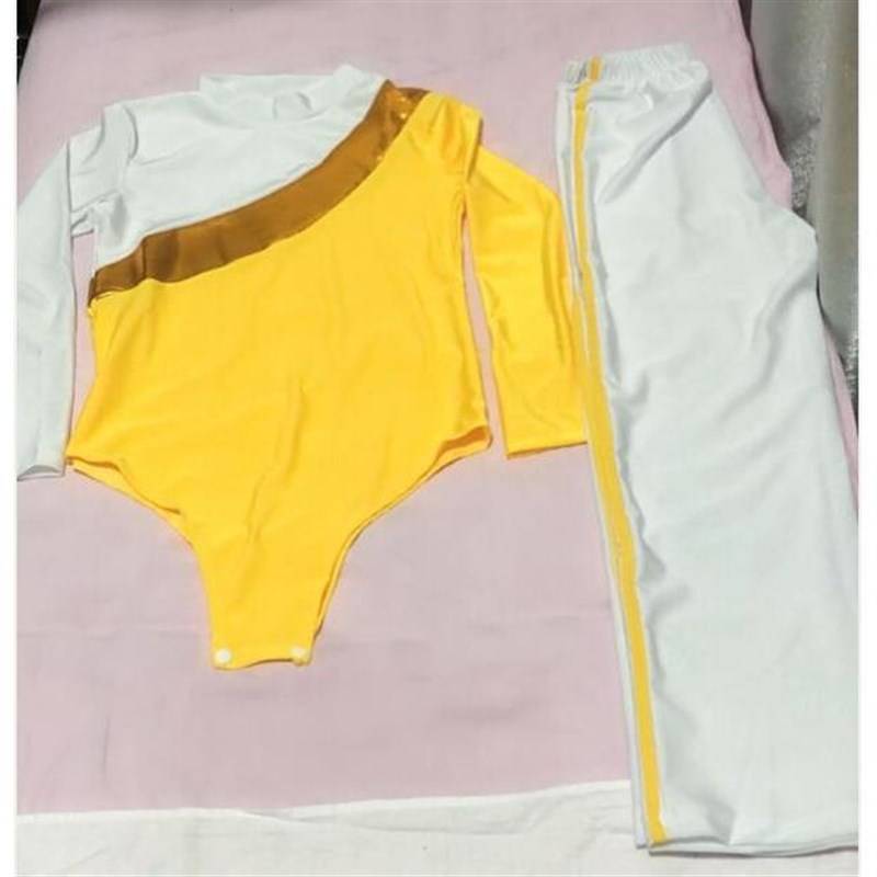 Primary and secondary school student radio gymnastics uniform adult sports party gymnastics performance service group competition square dance clothing