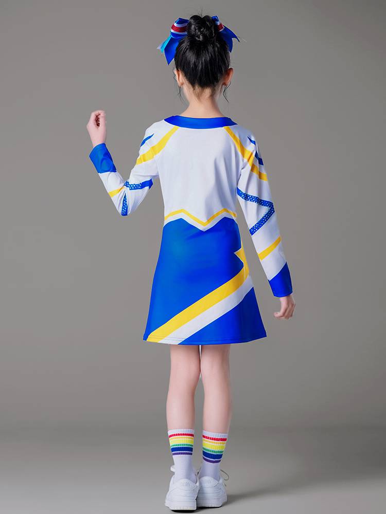 Children cheerleading primary and secondary school student Lara team team sports fuck competition dance performance clothing