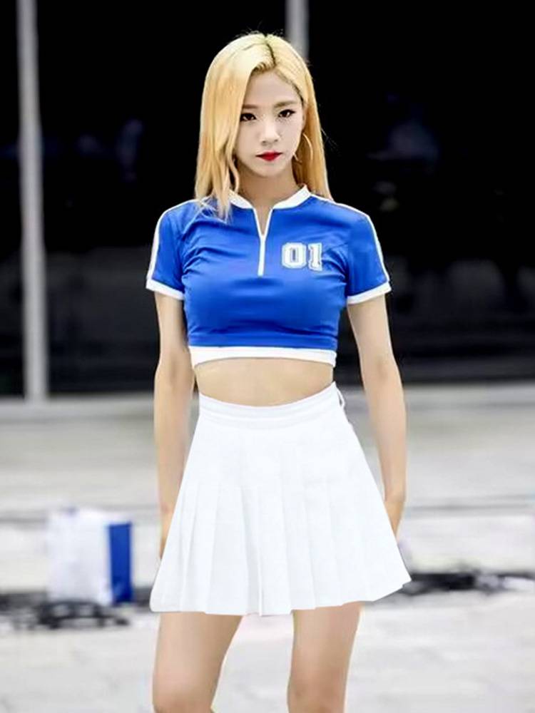 La La team service female college student school luck modern dance performance jazz dance health aesthetic exercise la la gaunting adult clothing