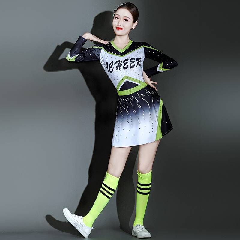 Athletic Fencing Student La La Mao Dance Clothing Plaza Dance Campus Competition Lara Team Games Performance Service