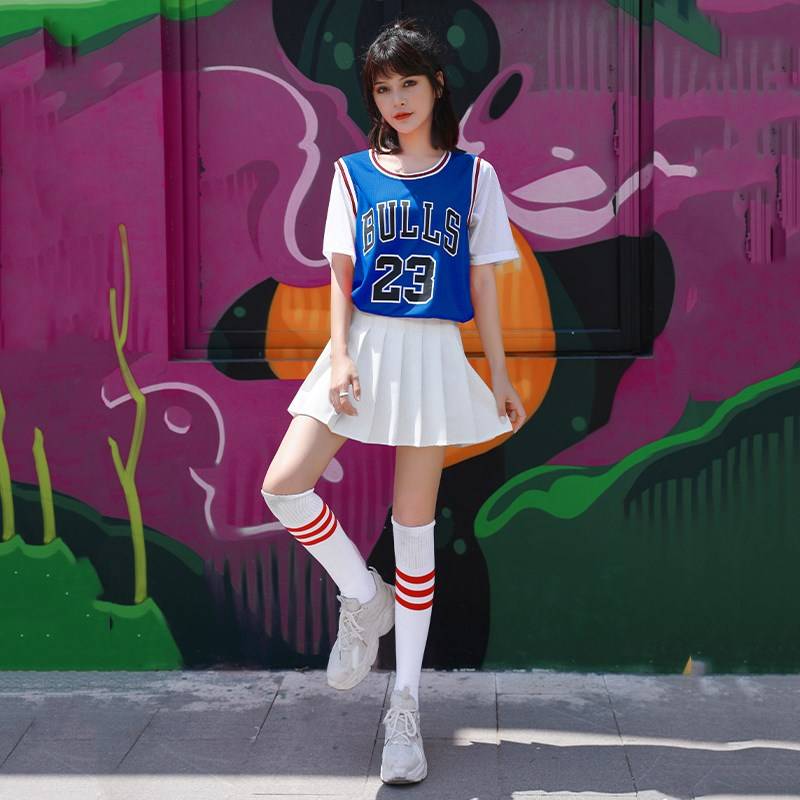 Basketball baby clothing male and female adult student Lala team cheerleading fucking beauty exercise youthful vitality dance performance service