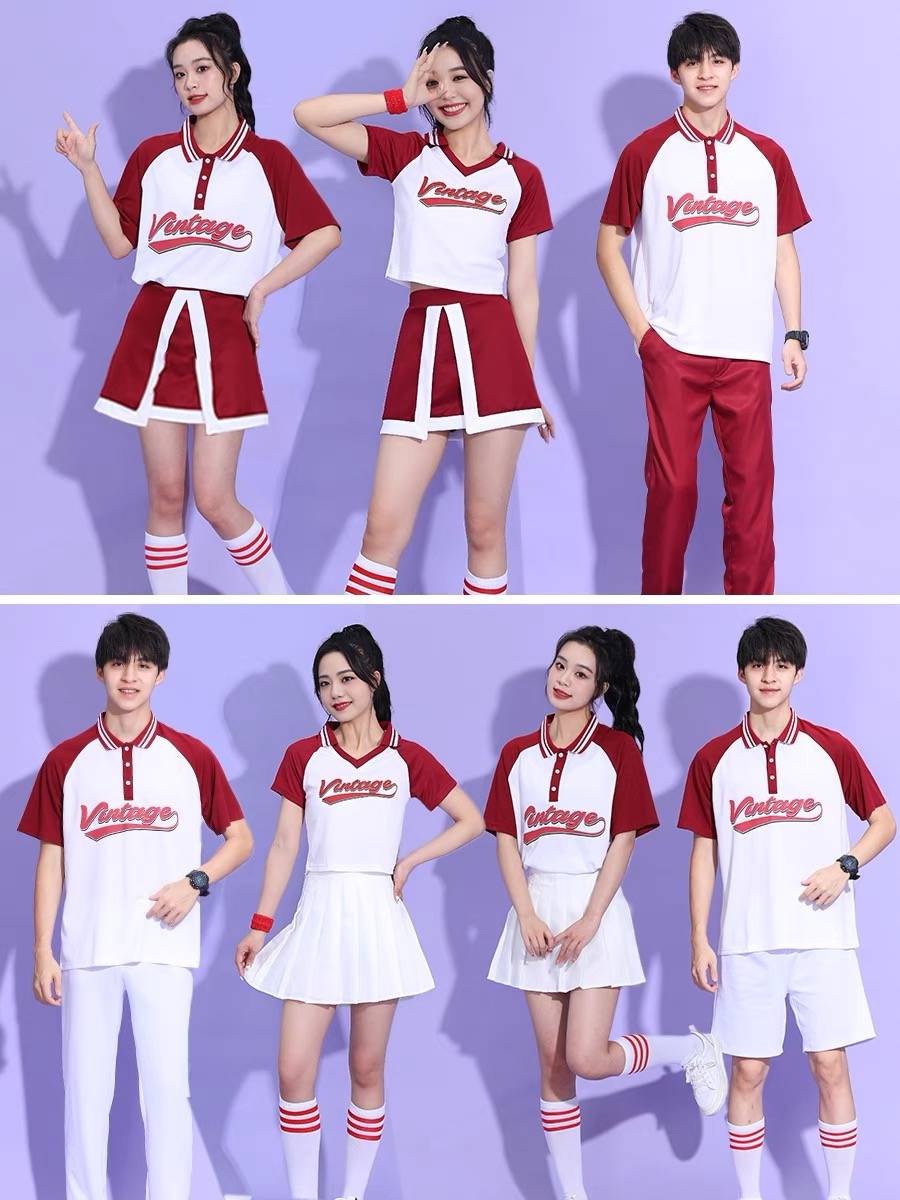 Student group La La Rubing performance service Lala team's gymnastics sports meeting opening ceremony men's stage performance clothing