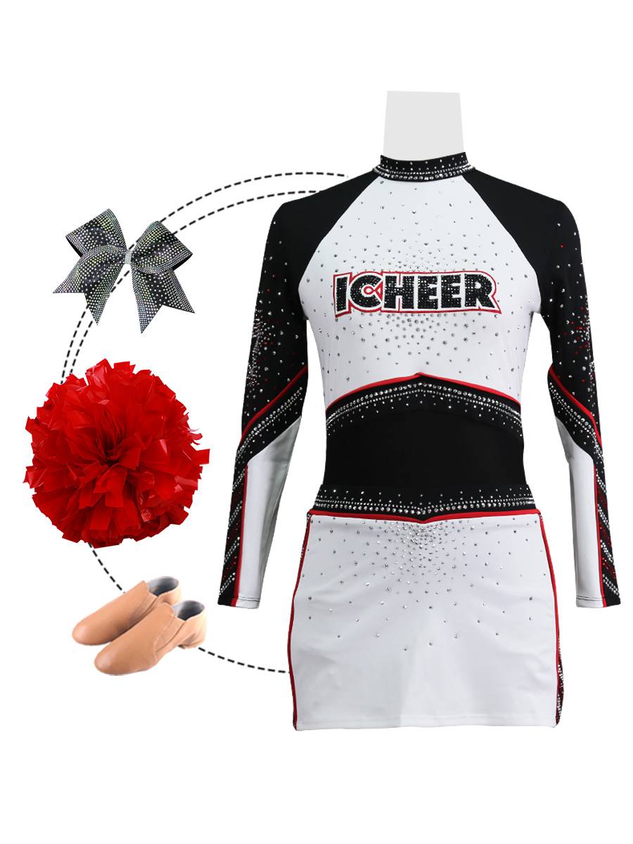 Private customized spring and summer new flower ball la la la la la la gycampass clothing dance competition service performance clothing