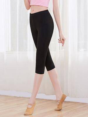 Dance pants female adult elastic body practice pants tight leggings ballet performance pants bodybuilding exercise dance pants
