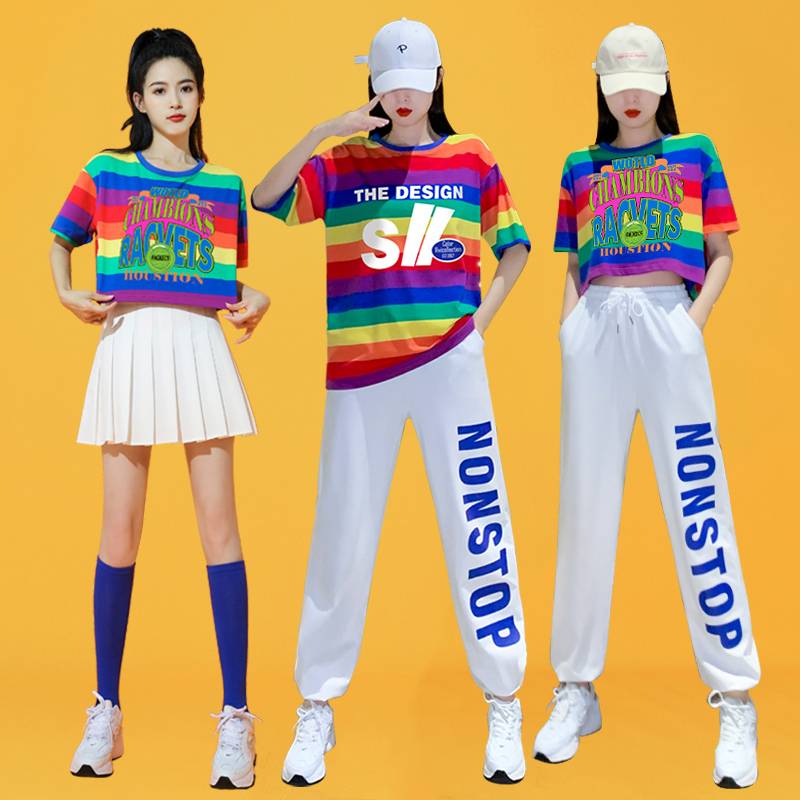 La La Team clothing female adult dancing sports la lam's jazz dance uniform college student fitness exercise service