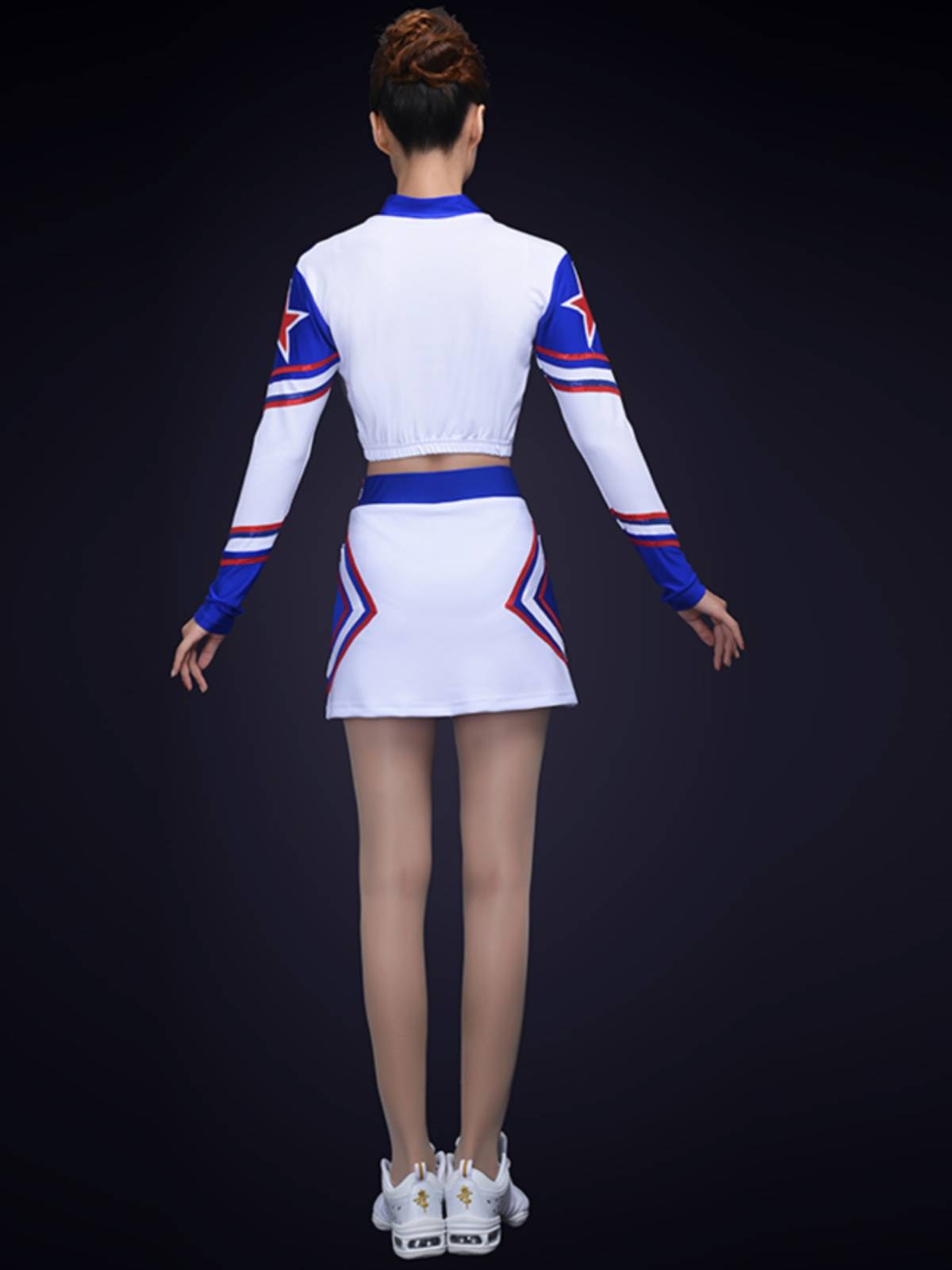 New Lala Team Clothing Customized Women's Long -sleeved White Garbon Fuck Clothing Stages