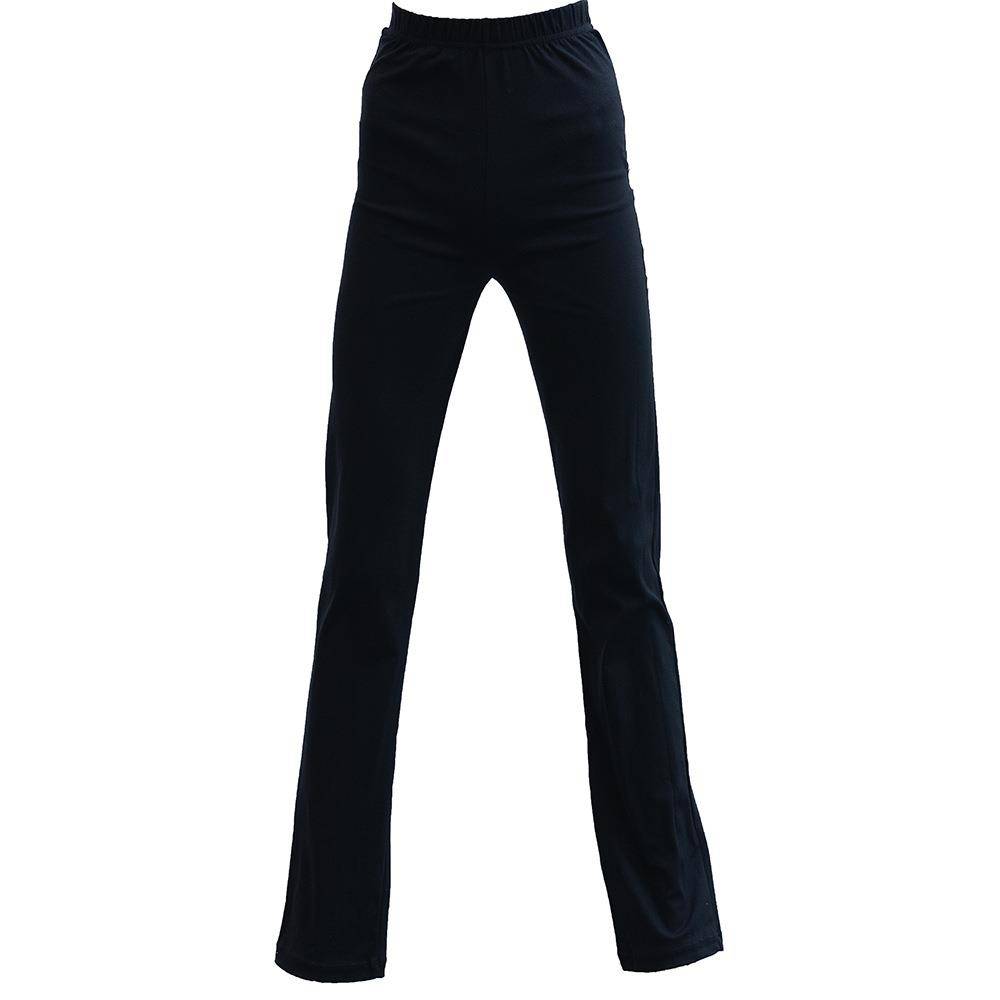 Dance pants female practice clothes straight micro -shape dancing pants training fitness fuck yoga black clothing and clothes