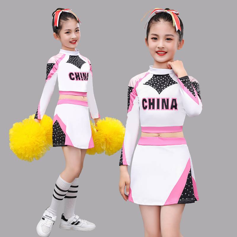 Cheerleading team performance service children's new cheerleading team uniform female summer student competition group fitness fucking suit