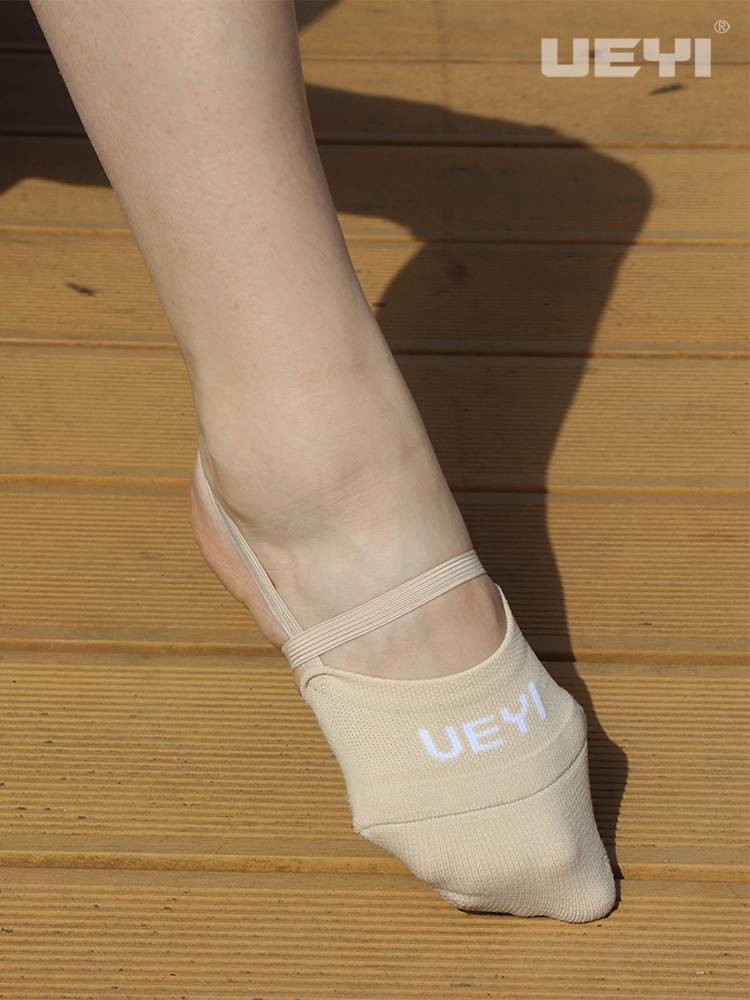 Children's gymnastics shoe girl art gymnastics shoes men and women professional half -cut dance shoes half -palm soft bottom exercise shoes