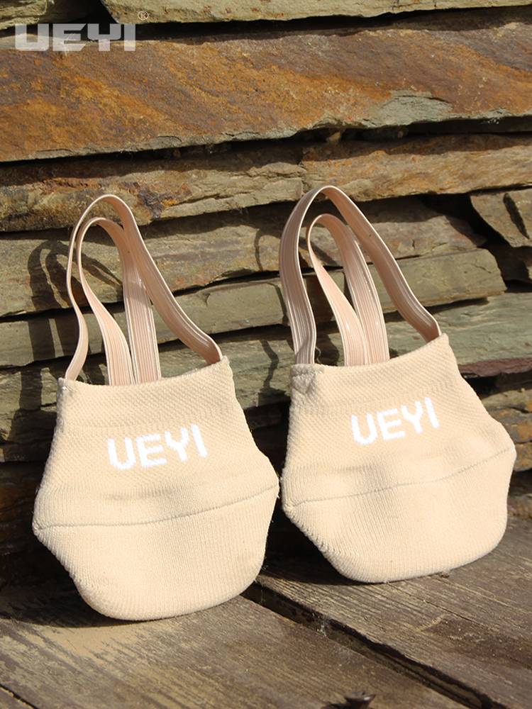 Children's gymnastics shoe girl art gymnastics shoes men and women professional half -cut dance shoes half -palm soft bottom exercise shoes