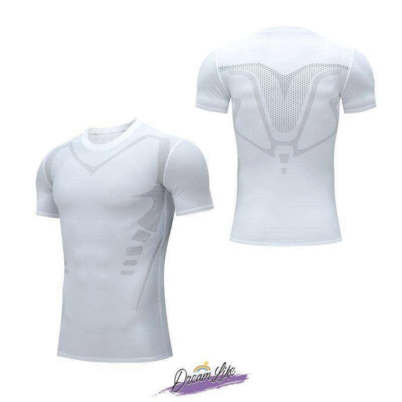 Fitness Men's Short -sleeved Speed ​​Clothing Sleeveless Tights Running Basketball Training Server Long Sleeve Gym Version Vest