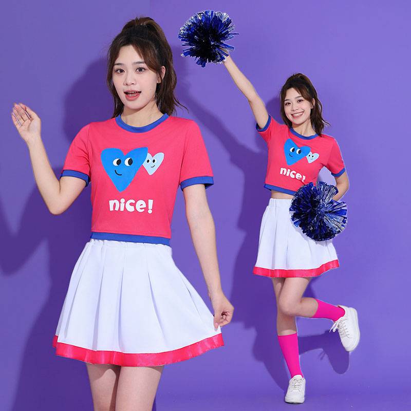 Student group La La Fuck Fuck Fuck March Grade Class Cheerle Team Stage Performance Service Games Gymnastics Course