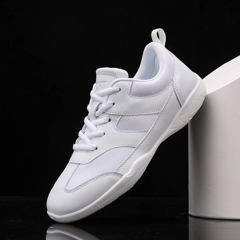 Competitive Jianmei Fuck Shoes White La La Fuck Shoes Breath Examination Training Shoes Competition Anti -slip Shoes Comfortable White Shoes