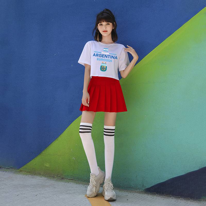 La La Raoming Jianmei Dance Dance Clothing European World Football Baby Cup Adult Female Group Lara Team Performance Service