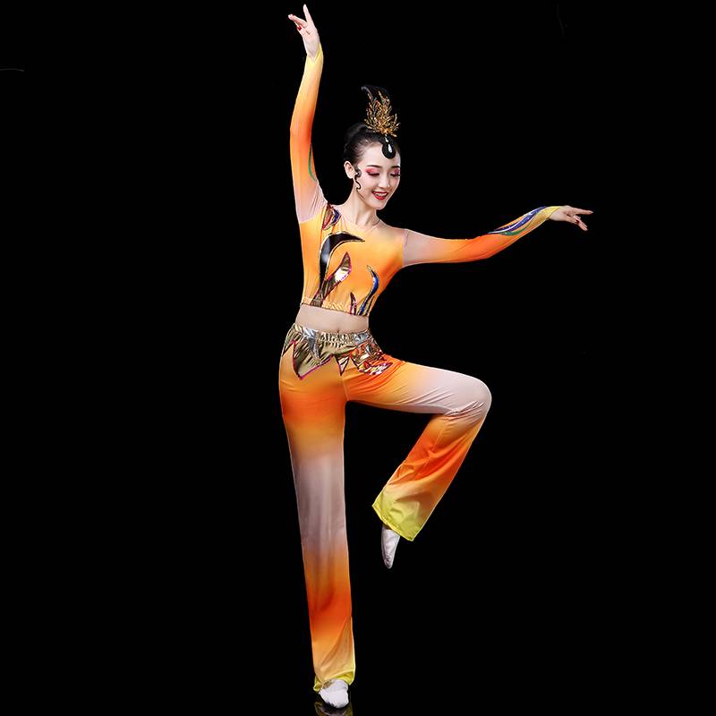Bodybuilding Fuck Female Adult Set Plaza Dance Competition Set Fitness Performance Service Student Gymnastics Dance Clothing
