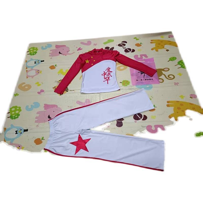 Middle -elementary and elementary and elementary students radio gymnastics gymnastics gymnastics contest cloth