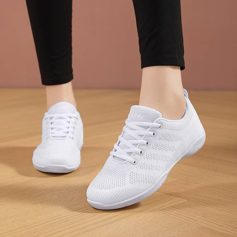 Yingrui cheerleading shoe white gym shoes children's gymnastics shoes female competitive health shoes competition shoes training shoes