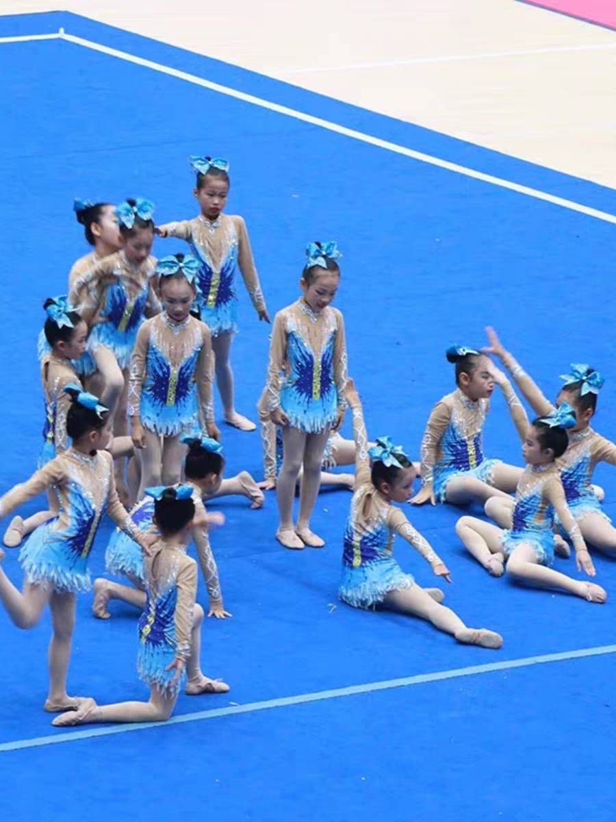 Lala team clothing children's performance service cheerleading dance competition uniform sports show gymnastics performance service jazz dance