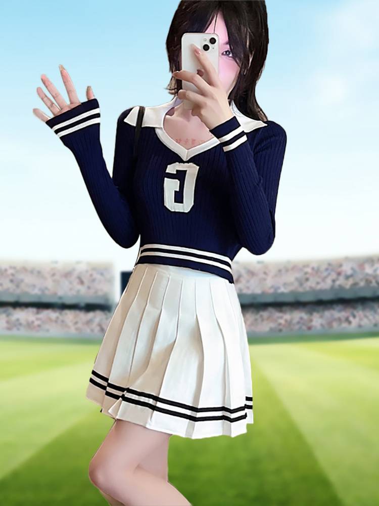 New adult cheerleading performance service Student Lara team women's sports party gymnastics group performance clothing jue