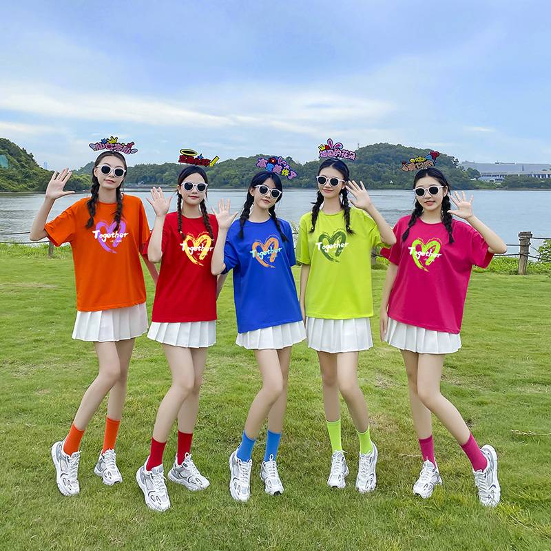 Student La La Raoming Performance Clothing Adult Female Stage Installation La Team playing singing dance bodybuilding suit