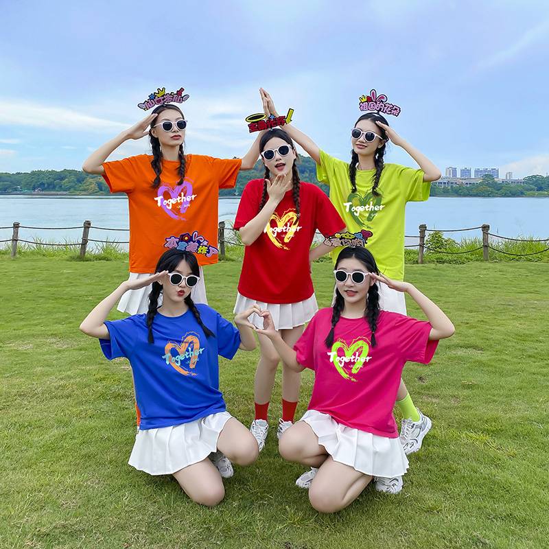 Student La La Raoming Performance Clothing Adult Female Stage Installation La Team playing singing dance bodybuilding suit