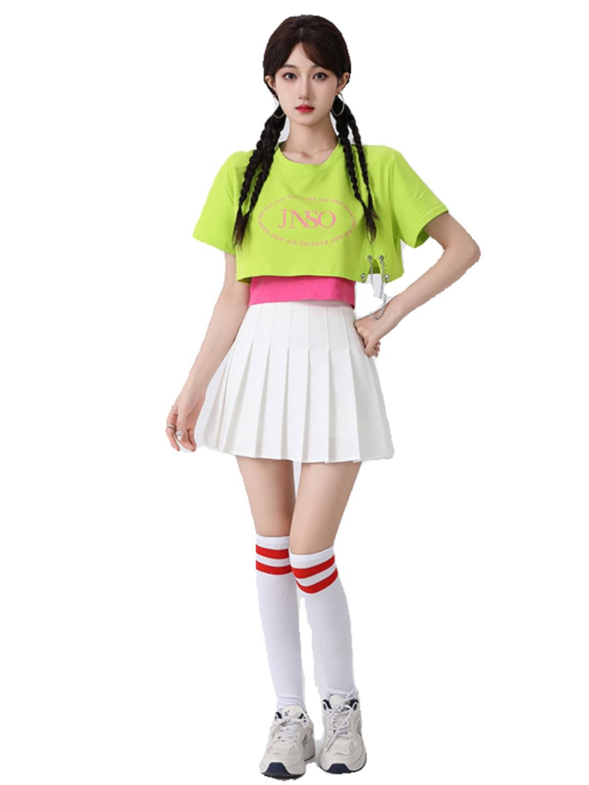 Women's group Lala team clothing men's and women's same student sports meeting bodybuilder performance service jazz dance cheerleading service