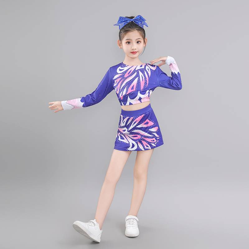 The new cheerleading competition clothing girl and children cheerleading sports competitive dance and gymnastics group performance service