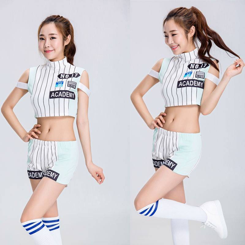 The Korean Dancegirls, the choreographers, the new basketball costumes