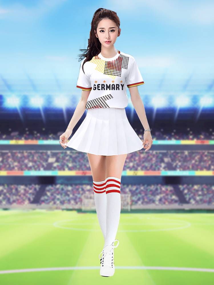 La La Ko Kenju Dance Dance Clothing European World Football Baby Cup Adult Women's Team La La Team Performance Clothing