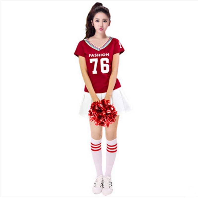 College students La La Fuck Fuck Spring and Autumn Games opening ceremony Lara team dance service high school student gym costume clothing