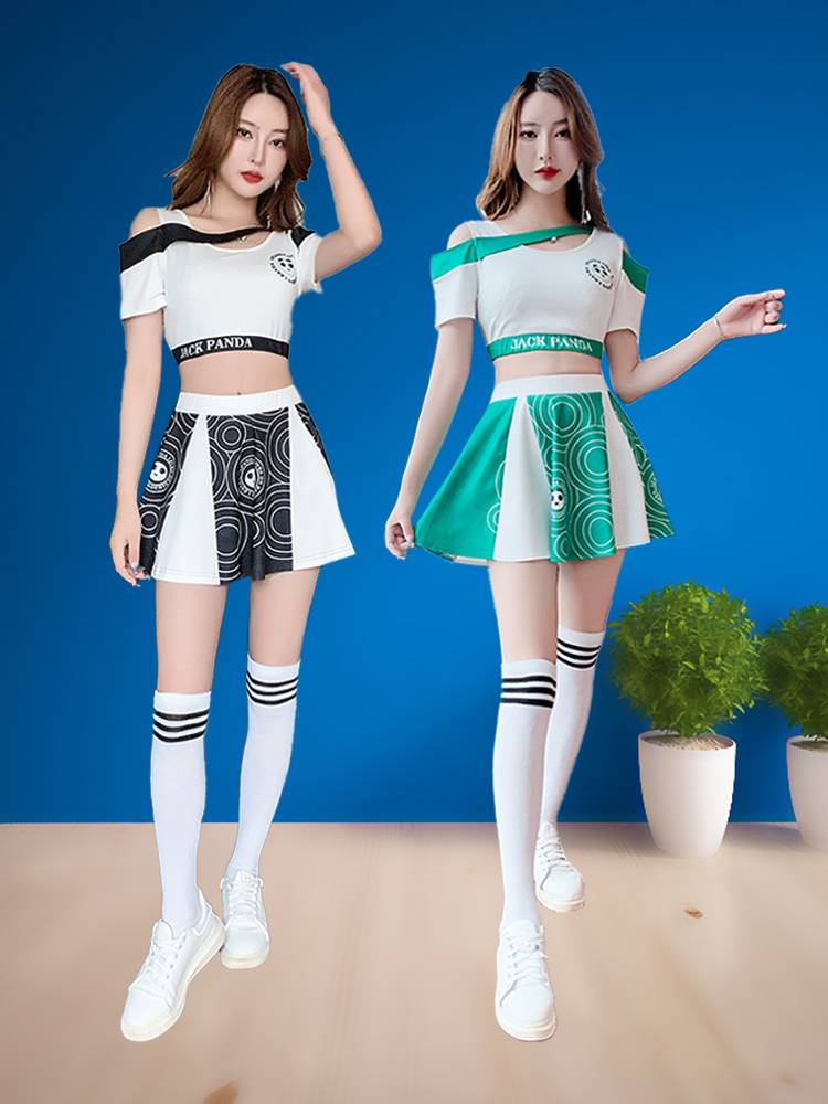 La La Ko Kenmei Dance Set European Sexy Football Baby Cup Adult Girls Group La La Team Performance Clothing