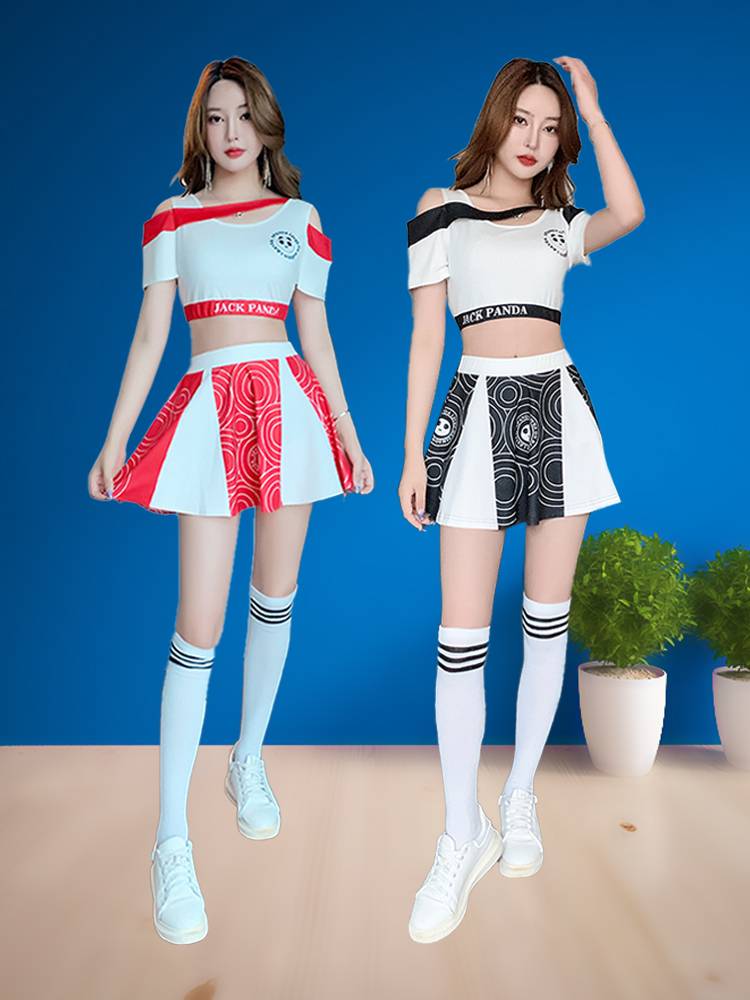 La La Ko Kenmei Dance Set European Sexy Football Baby Cup Adult Girls Group La La Team Performance Clothing