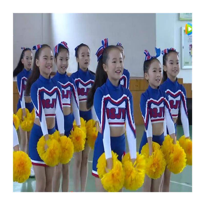 Children cheerleading cheerleading performance clothing and gym dance Lala team elementary school competition sports meeting clothing