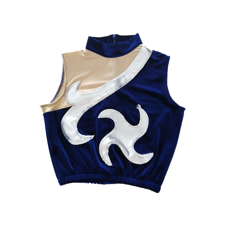 Children's fitness costume clothing cheerleading women's competition group fitness exercise student sports cheerleading team clothing set