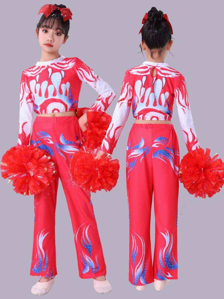 Children's Aesthetic Dance Dance Series La Raoming Services Student Lara Team Performance Service Men and Women Group Gymnastful Competition Series