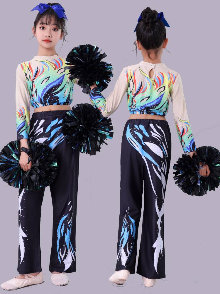 Children's Aesthetic Dance Dance Series La Raoming Services Student Lara Team Performance Service Men and Women Group Gymnastful Competition Series