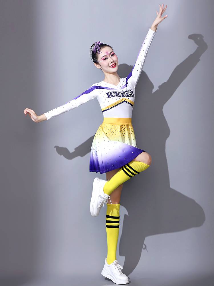 Lara team performed adult fitness and fitness exercise gymnastics men and women la la lam competition competition group dance clothing