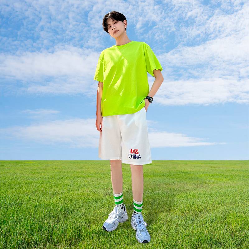 Cheerleader competition clothing sports meeting opening ceremony group bodybuilding suit student men and women cheerleades