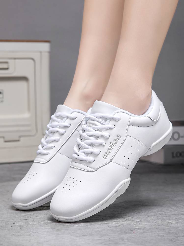 Competitive Health Shoes La La Fuck Special Specialty Shoes White Fitness Shoes Soft Sole Children La La Team Shoes